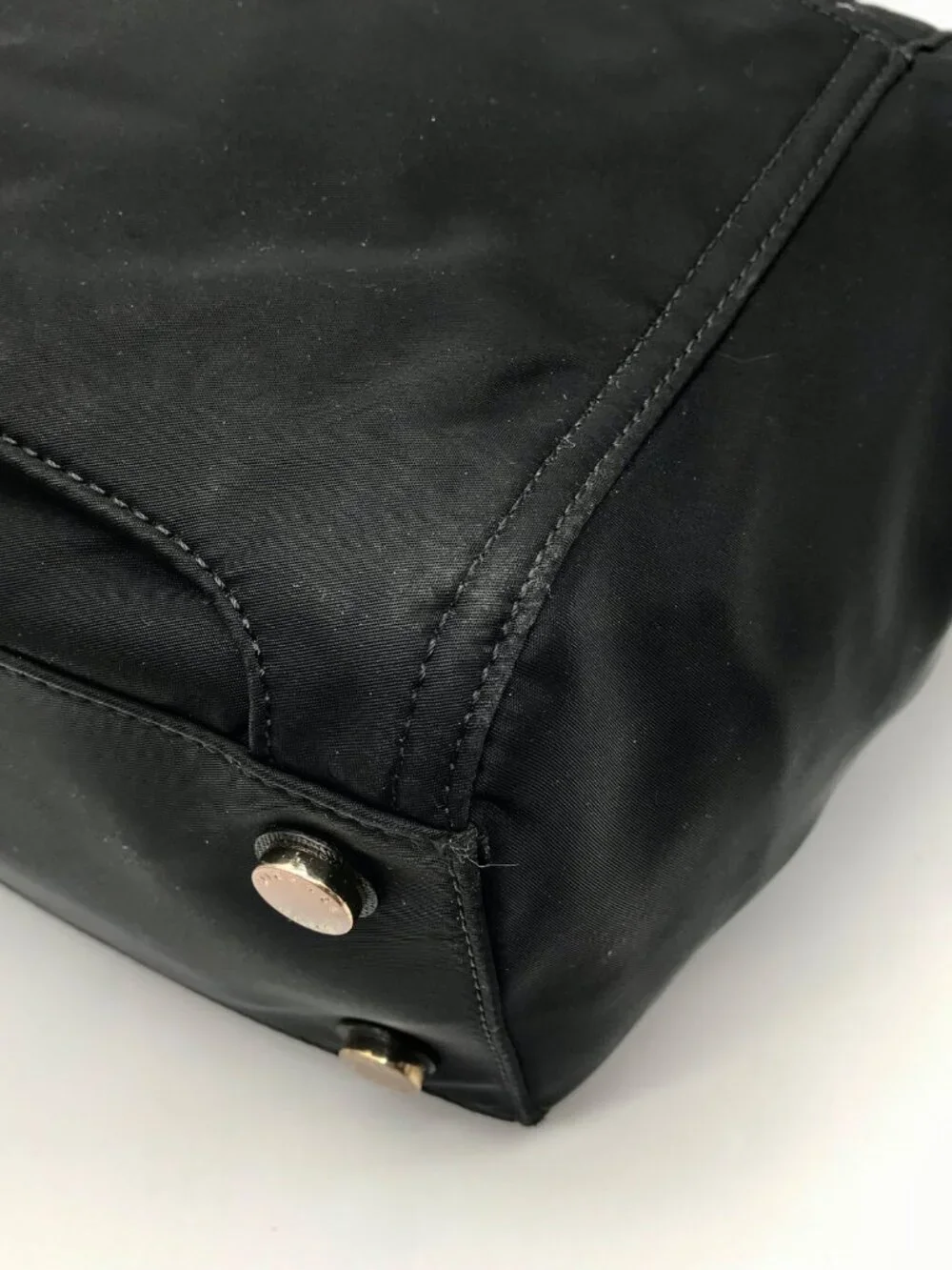 Michael Kors Black Nylon Kelsey Top Zip Tote Bag